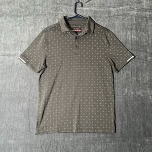 Pure Hockey Off Season Face Off Golf Polo Shirt Men's Size Medium Gray